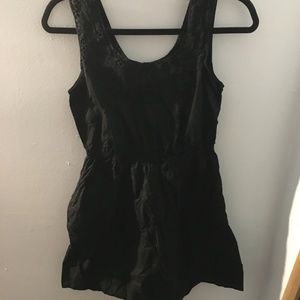 Black dress with pockets